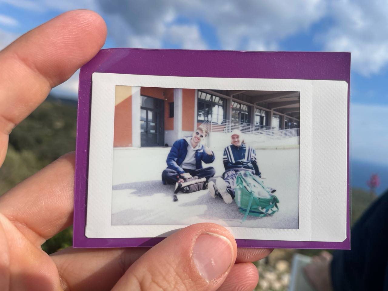 Clemens and me chilling during our bye