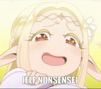 gif of elf captioned Elf Nonsense